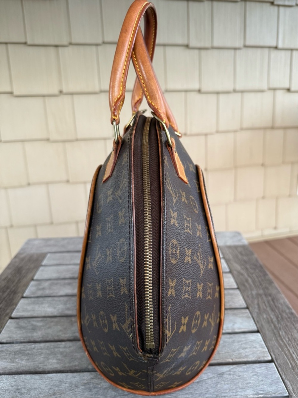 Louis Vuitton Ellipse PM Monogram Canvas Handbag Authentic Clean Interior No Key - Picture 9 of 16